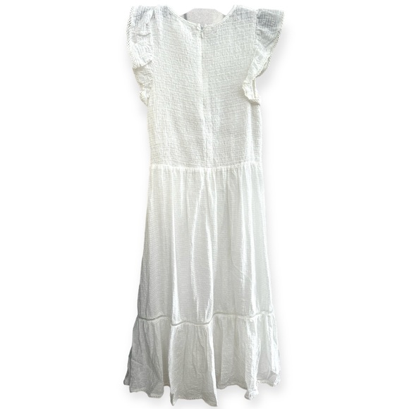 Lost and Wander Daffodil Cotton Smocked Midi Dress Size M - Picture 3 of 8